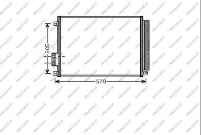 Prasco FD008C003 - Condensateur, climatisation cwaw.fr