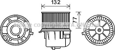 Prasco FD8572 - Moteur électrique, pulseur d'air habitacle cwaw.fr