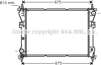 Prasco FD2319 - Radiateur, refroidissement du moteur cwaw.fr