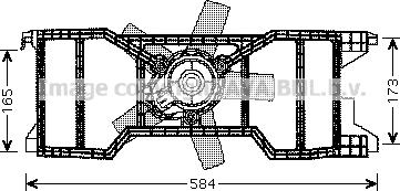 Prasco FD7540 - Ventilateur, refroidissement du moteur cwaw.fr