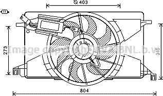 Prasco FD7565 - Ventilateur, refroidissement du moteur cwaw.fr