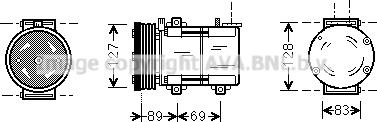 Prasco FDAK322 - Compresseur, climatisation cwaw.fr