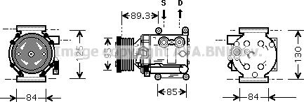 Prasco FDK402 - Compresseur, climatisation cwaw.fr