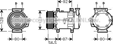 Prasco FDK432 - Compresseur, climatisation cwaw.fr