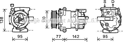 Prasco FDK470 - Compresseur, climatisation cwaw.fr