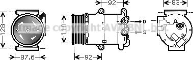 Prasco FDK477 - Compresseur, climatisation cwaw.fr