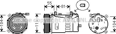 Prasco FDK321 - Compresseur, climatisation cwaw.fr