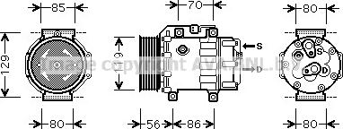 Prasco FDK378 - Compresseur, climatisation cwaw.fr