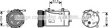 Prasco FDK267 - Compresseur, climatisation cwaw.fr