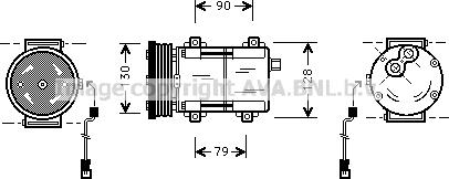 Prasco FDK275 - Compresseur, climatisation cwaw.fr