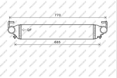 Prasco FT060N001 - Intercooler, échangeur cwaw.fr