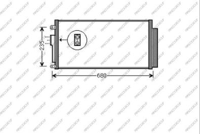 Prasco FT030C001 - Condensateur, climatisation cwaw.fr