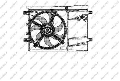 Prasco FT342F005 - Ventilateur, refroidissement du moteur cwaw.fr