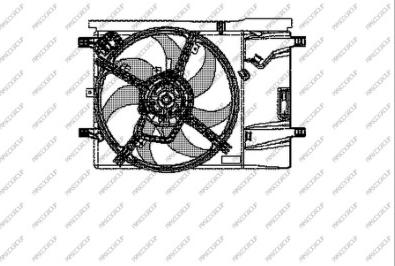 Prasco FT342F006 - Ventilateur, refroidissement du moteur cwaw.fr