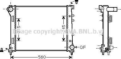 Prasco FT2387 - Radiateur, refroidissement du moteur cwaw.fr