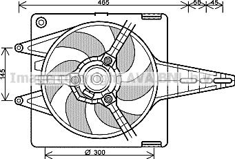 Prasco FT7547 - Ventilateur, refroidissement du moteur cwaw.fr