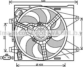 Prasco FT7564 - Ventilateur, refroidissement du moteur cwaw.fr