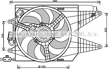 Prasco FT7566 - Ventilateur, refroidissement du moteur cwaw.fr