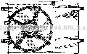 Prasco FT7532 - Ventilateur, refroidissement du moteur cwaw.fr