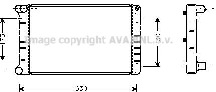 Prasco FTA2212 - Radiateur, refroidissement du moteur cwaw.fr