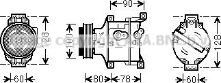 Prasco FTAK103 - Compresseur, climatisation cwaw.fr