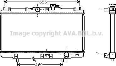 Prasco HD2118 - Radiateur, refroidissement du moteur cwaw.fr