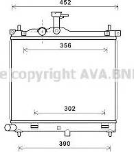 Prasco HY2291 - Radiateur, refroidissement du moteur cwaw.fr