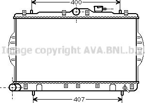 Prasco HYA2047 - Radiateur, refroidissement du moteur cwaw.fr