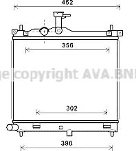 Prasco HYA2291 - Radiateur, refroidissement du moteur cwaw.fr