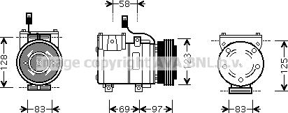 Prasco HYAK198 - Compresseur, climatisation cwaw.fr