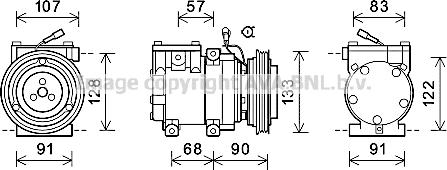 Prasco HYAK287 - Compresseur, climatisation cwaw.fr