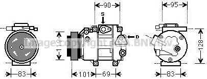 Prasco HYAK237 - Compresseur, climatisation cwaw.fr