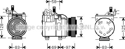 Prasco HYK198 - Compresseur, climatisation cwaw.fr