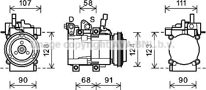 Prasco HYK321 - Compresseur, climatisation cwaw.fr