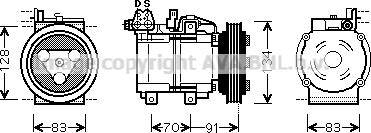 Prasco HYK263 - Compresseur, climatisation cwaw.fr