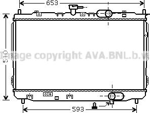 Prasco KAA2072 - Radiateur, refroidissement du moteur cwaw.fr