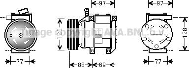 Prasco KAAK117 - Compresseur, climatisation cwaw.fr