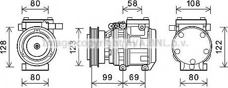 Prasco KAAK264 - Compresseur, climatisation cwaw.fr