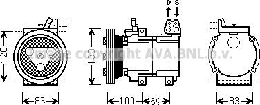 Prasco KAK156 - Compresseur, climatisation cwaw.fr