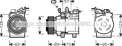 Prasco KAK137 - Compresseur, climatisation cwaw.fr