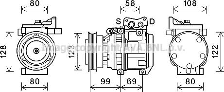 Prasco KAK264 - Compresseur, climatisation cwaw.fr