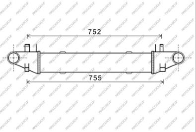 Prasco ME029N003 - Intercooler, échangeur cwaw.fr