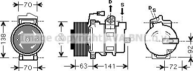 Prasco MEAK239 - Compresseur, climatisation cwaw.fr