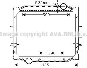 Prasco MN2046 - Radiateur, refroidissement du moteur cwaw.fr