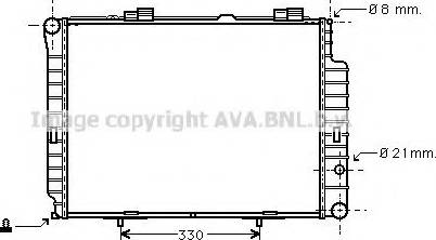 Prasco MS2191 - Radiateur, refroidissement du moteur cwaw.fr