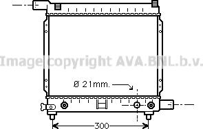 Prasco MS2137 - Radiateur, refroidissement du moteur cwaw.fr