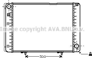 Prasco MS2128 - Radiateur, refroidissement du moteur cwaw.fr