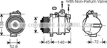 Prasco MSK587 - Compresseur, climatisation cwaw.fr