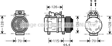 Prasco MSK116 - Compresseur, climatisation cwaw.fr