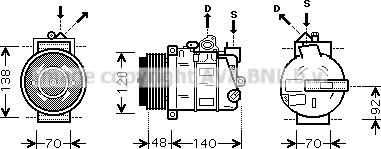 Prasco MSK393 - Compresseur, climatisation cwaw.fr